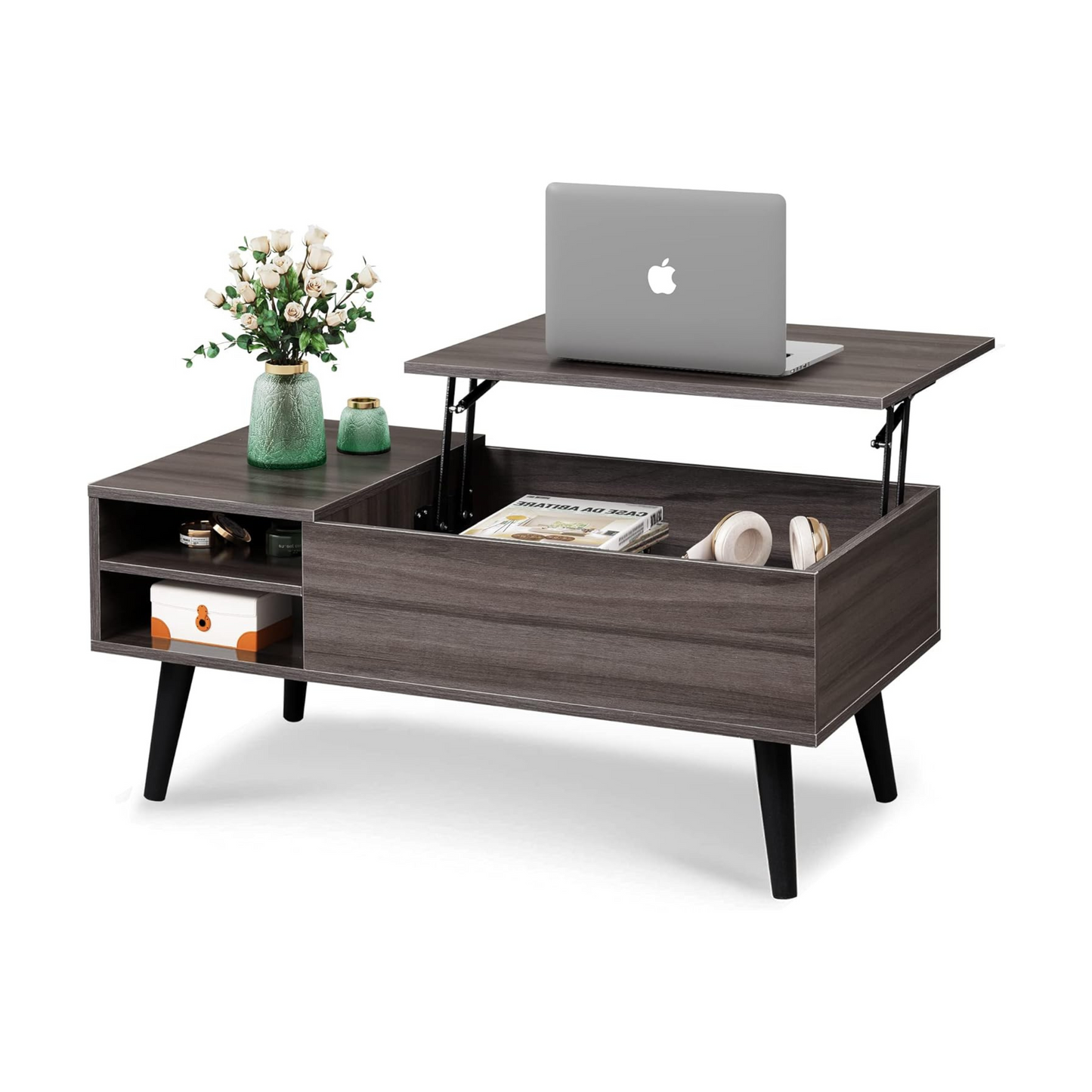 Everwood Signature Calla – Wooden Coffee Table Sofa & Side Table for Living Room